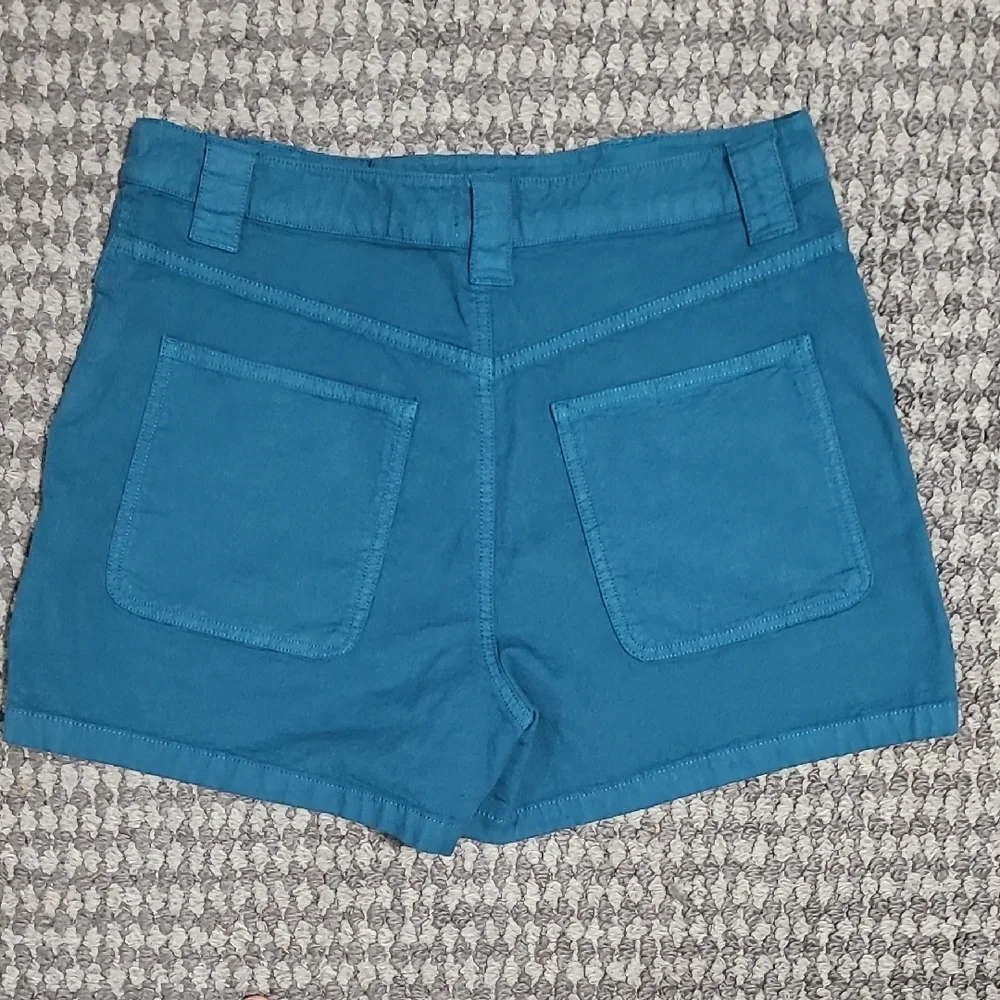J. Crew Blue Cargo‎ Shorts Tailored Cotton Blend Nwot